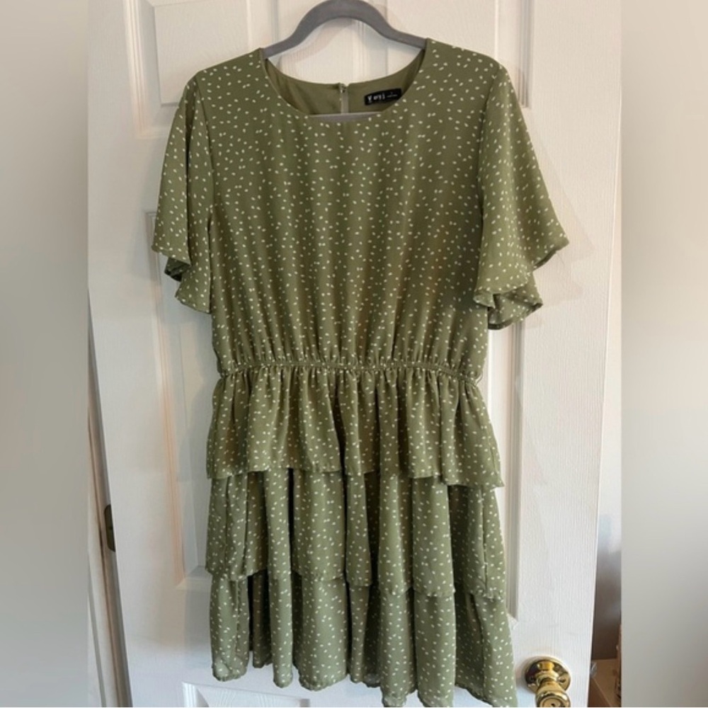 Green Polka Dot Dress